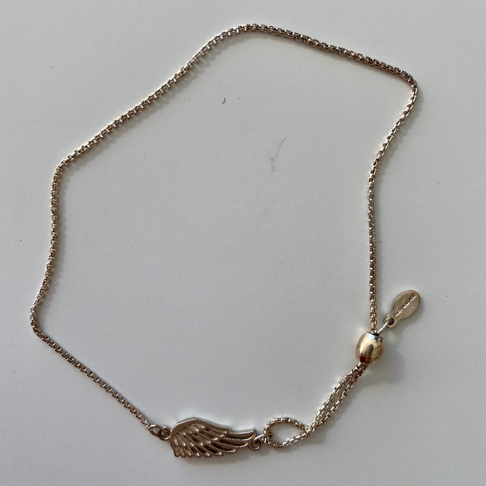 Alex and Ani Wing Pull Chain Bracelet